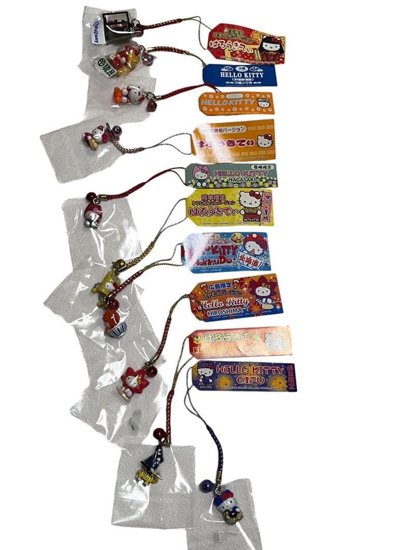ハローキティ ご当地ストラップ　35個セット