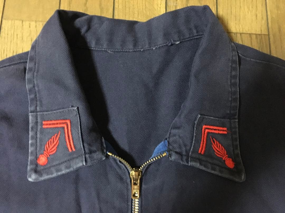 フランス ファイヤーマン オールインワン つなぎ ジャンプスーツ ヴィンテージ