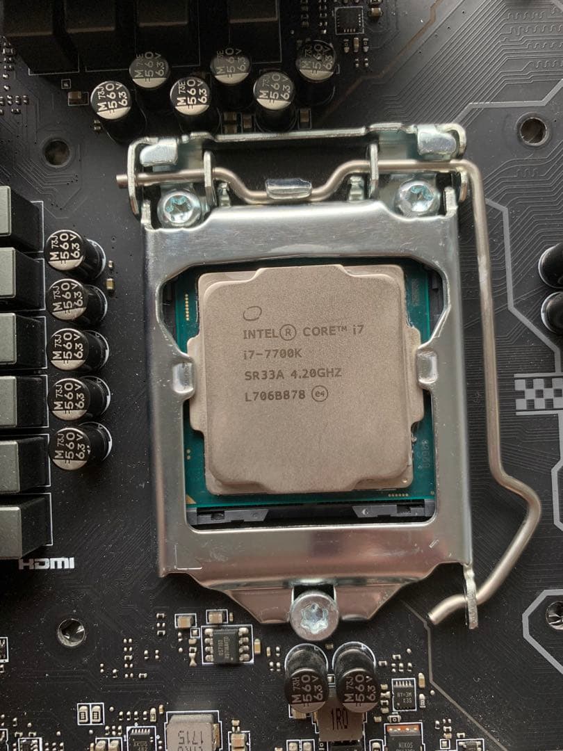 MSI Z270 GAMING PRO + core i7 7700K セット