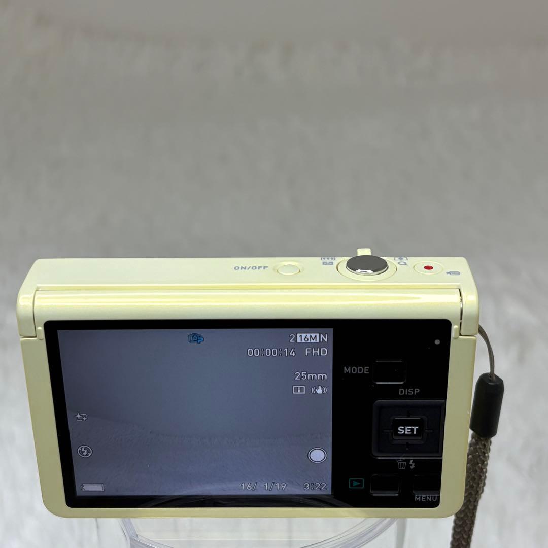 CASIO カメラ　EX-ZR70 充電器　説明書　イエロー コンデジ　動作品