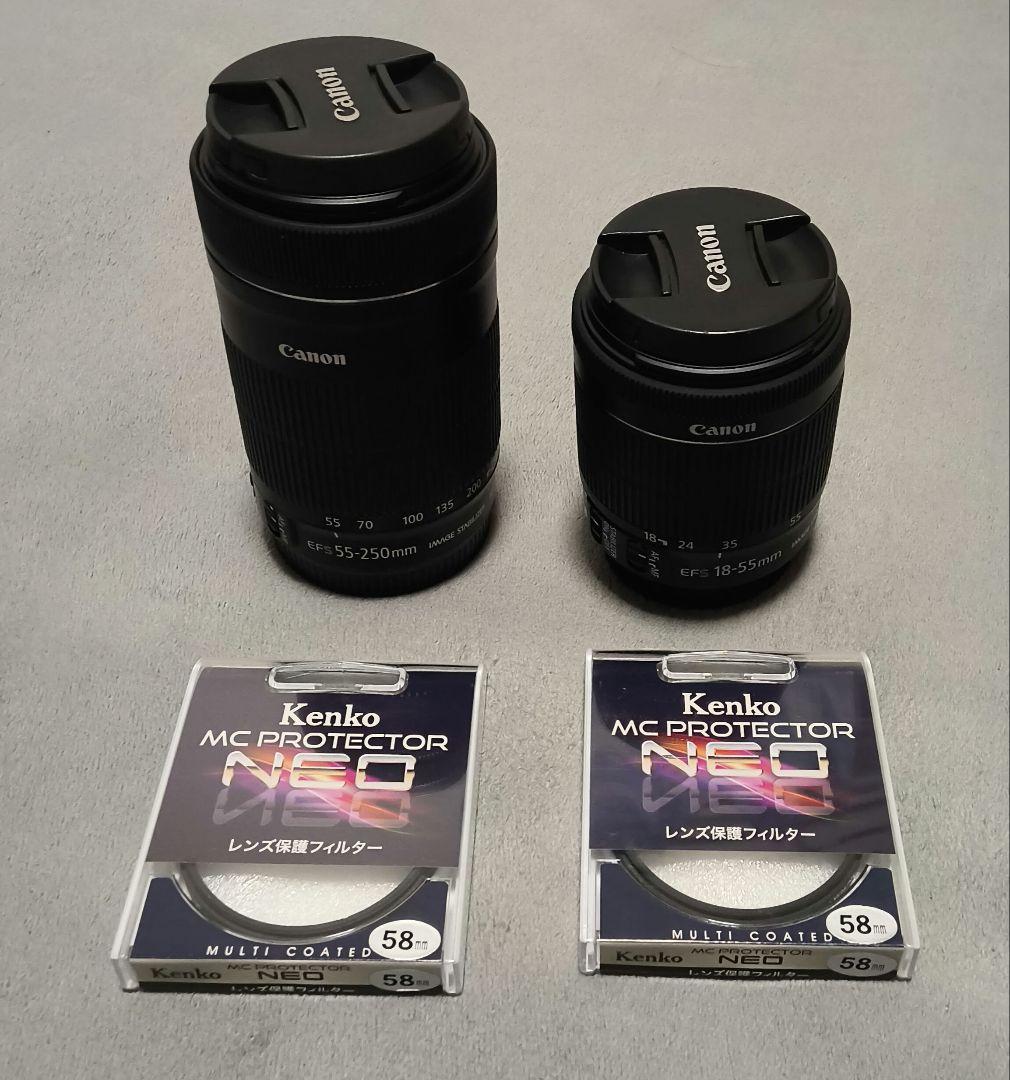 ひ*り様 Canon EF-S 55-250mm & 18-55mm レンズ