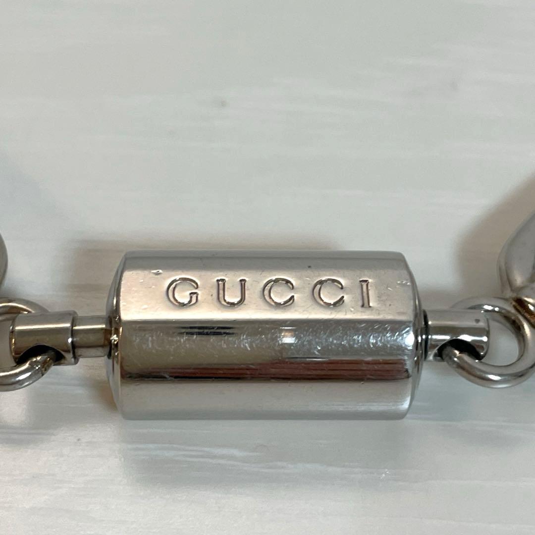 グッチ GUCCI キーホルダー　キーリング　カラビナ シルバー