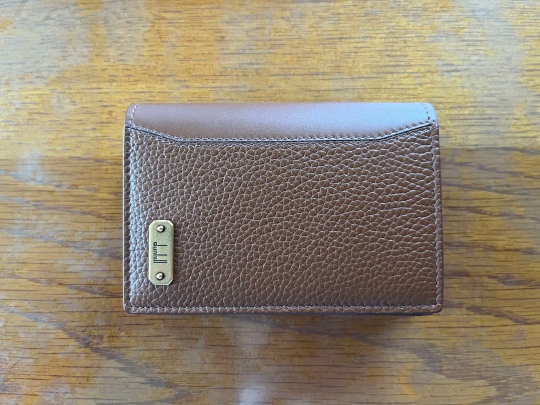 dunhillレザー名刺入れ　23R2512GN251R Harnessブラウン