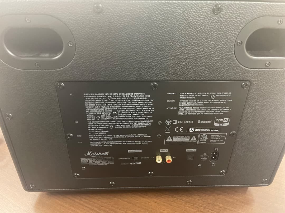 国内正規品 Marshall Woburn Black