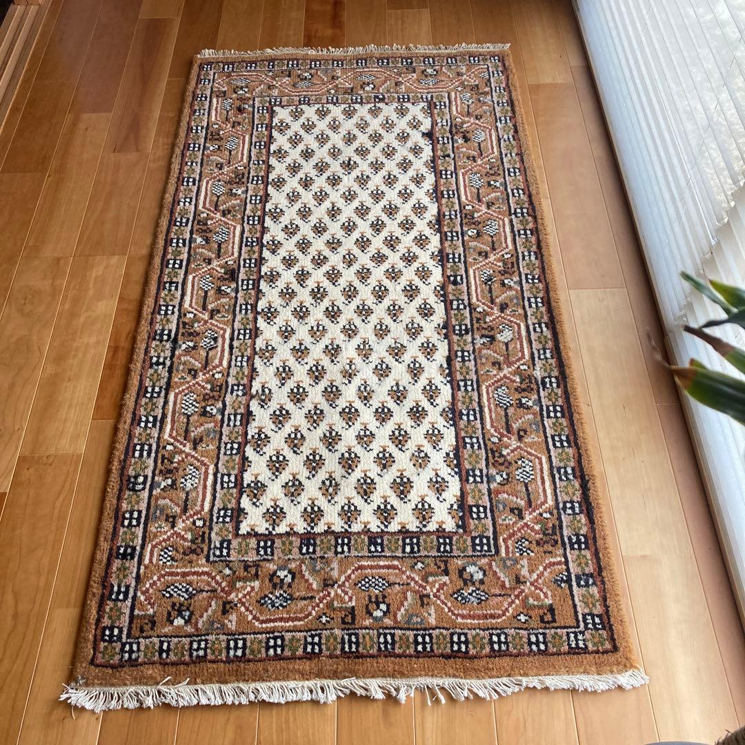 ヴィンテージラグ　トライバルラグ インド　ボテ