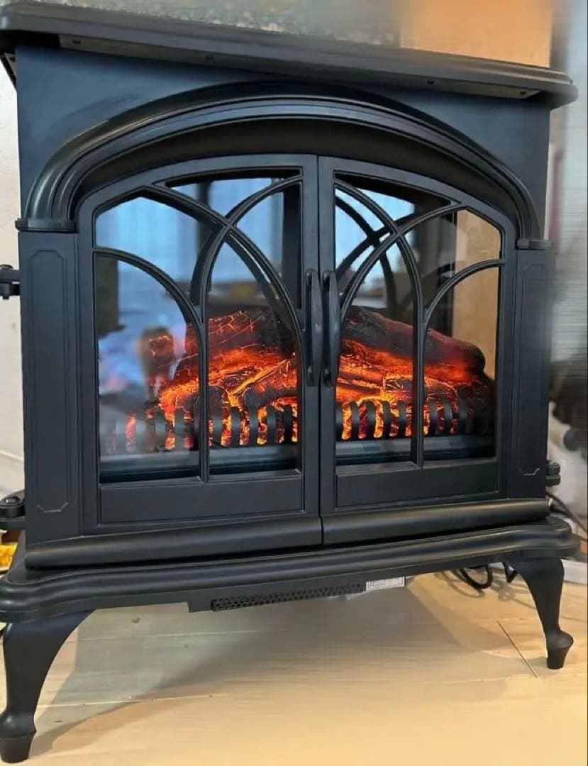 【美品】【値下げ不可】暖炉型　ワイド　ファンヒーター