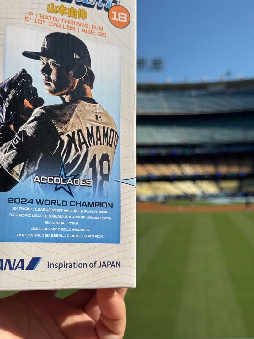 2025MVP山本由伸 ボブルヘッドフィギュア