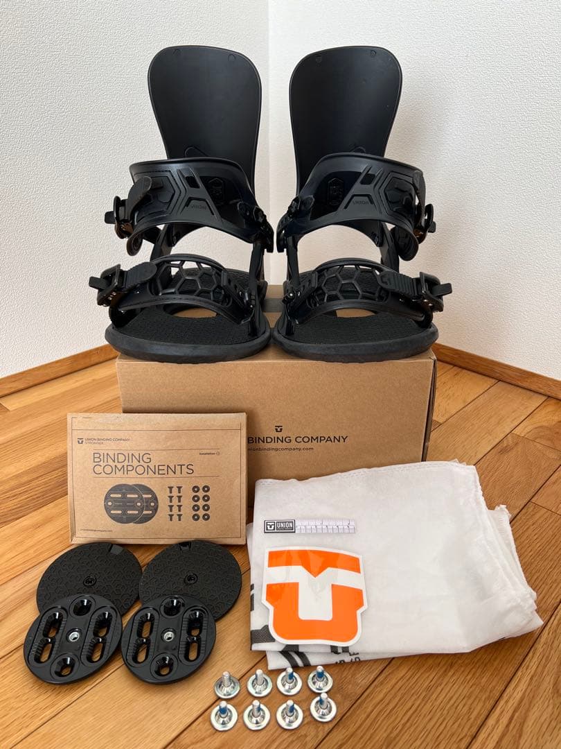 23-24 UNION STRATAビンディング ブラック Mサイズ 送料無料