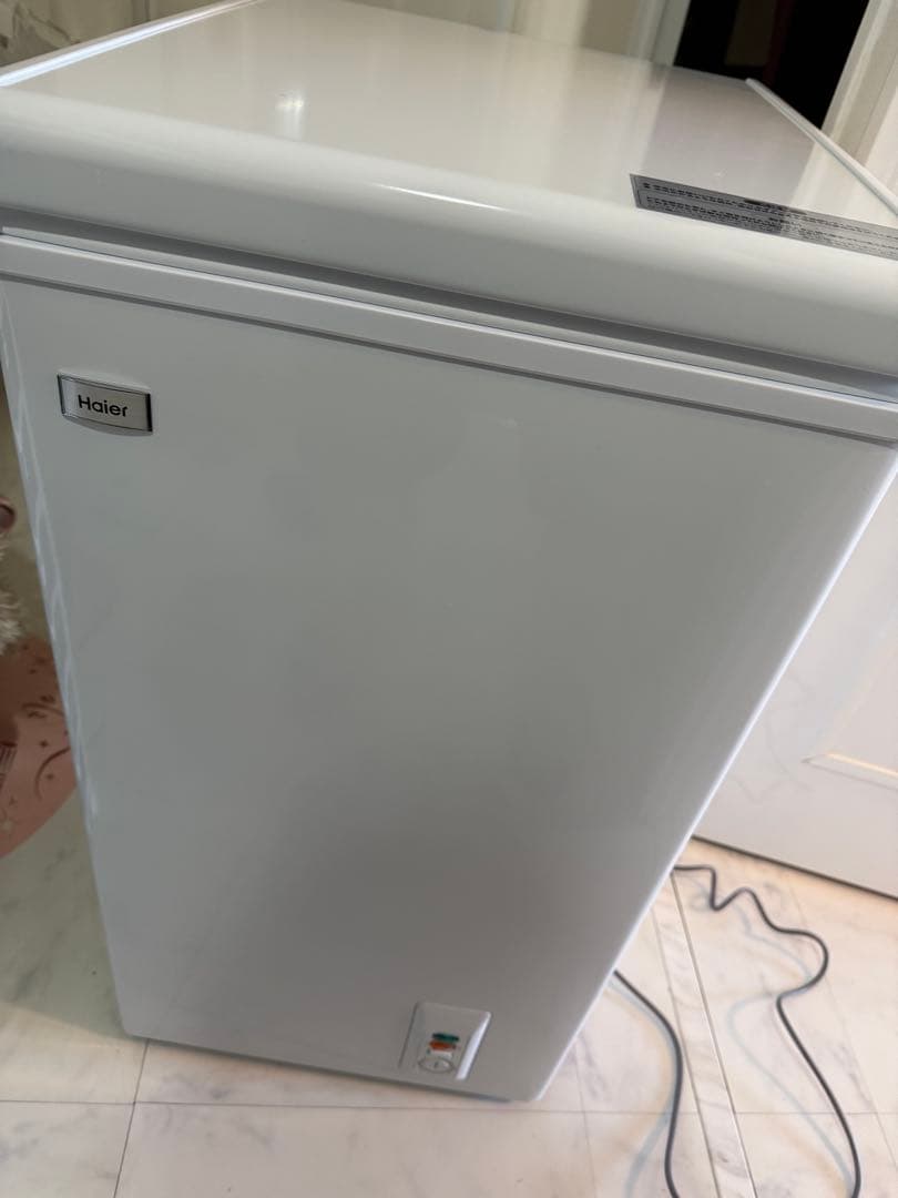 美品⭐︎2025年製Haier ハイアール 冷凍庫 ホワイト JF-NC66F-W