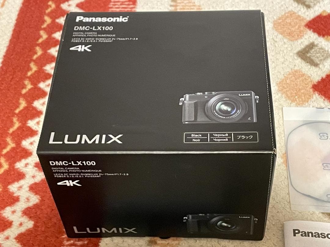 パナソニック DMC-LX100 ブラック 4K動画対応 SDカード付き+