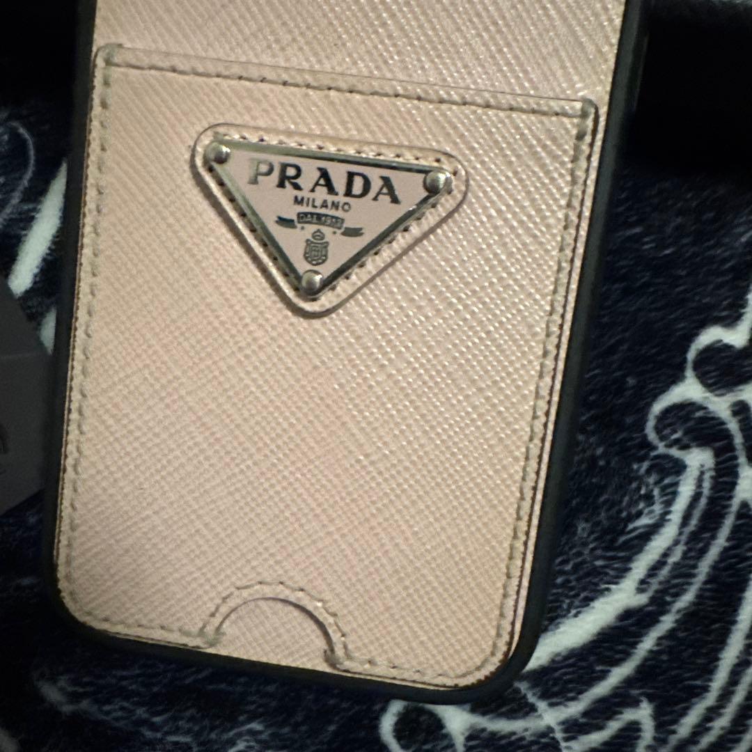 PRADA iPhone14pro ケース カードポケット付き