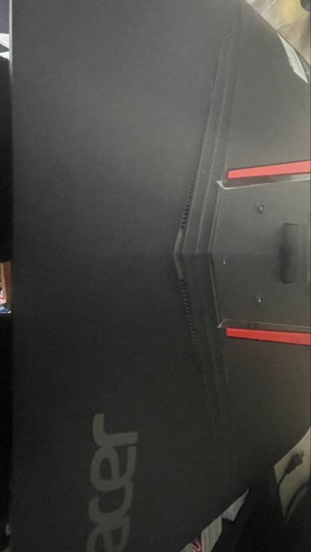 acer ゲーミングモニター　湾曲