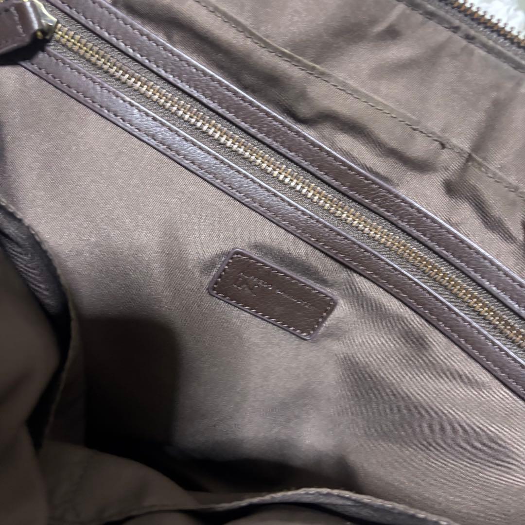 【希少】アルフレッドバニスター トートバッグ レザー ブラウン 肩掛け 大容量