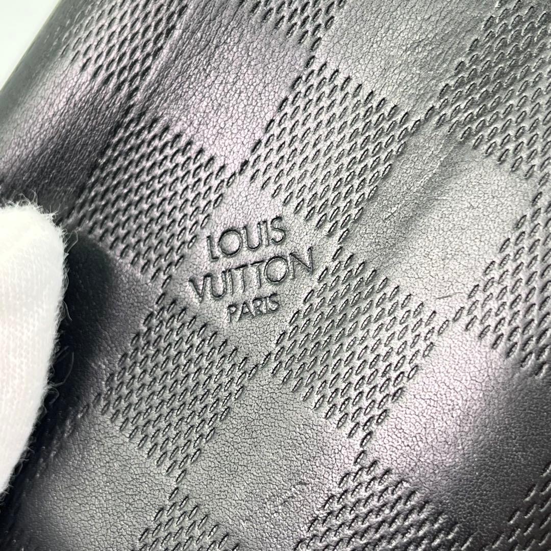 ルイヴィトン 長財布 フラップ ダミエ アンフィニ ブラザ N63010