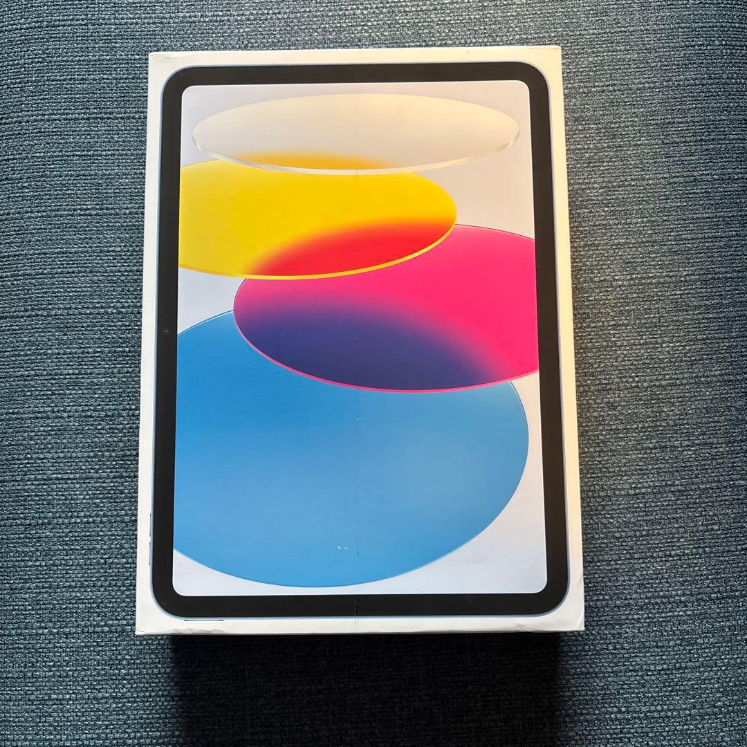 iPad 第10世代 64GB ブルー　傷、画面焼け有り
