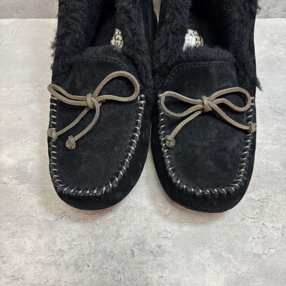 【美品】UGGアグ　ALENA アレーナ　ボアファーモカシン