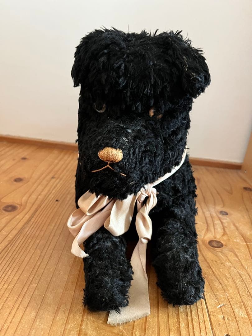 アンティーク　犬　ぬいぐるみ　フランス　蚤の市