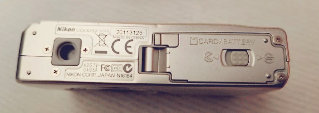 純正ケース Nikon ニコン COOLPIX クールピクス S510シルバー