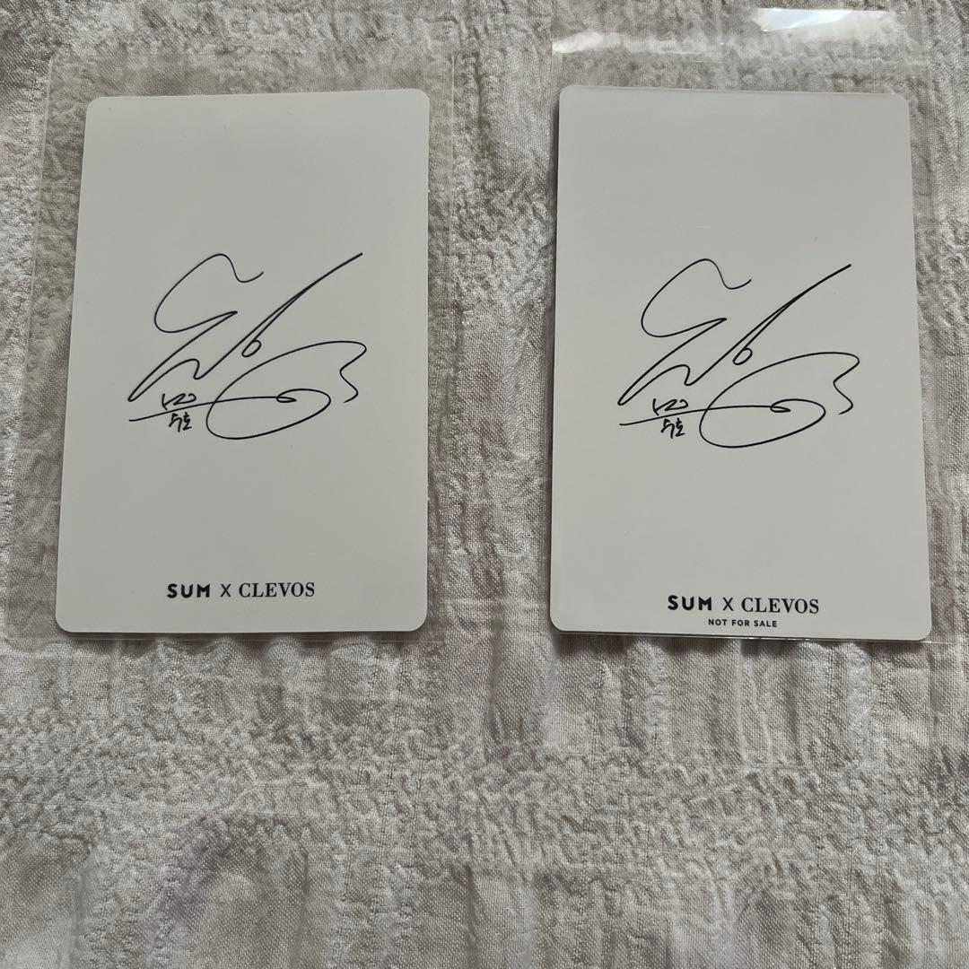 EXO スホ CLEVOS ウェットティッシュ トレカ 2枚 セット