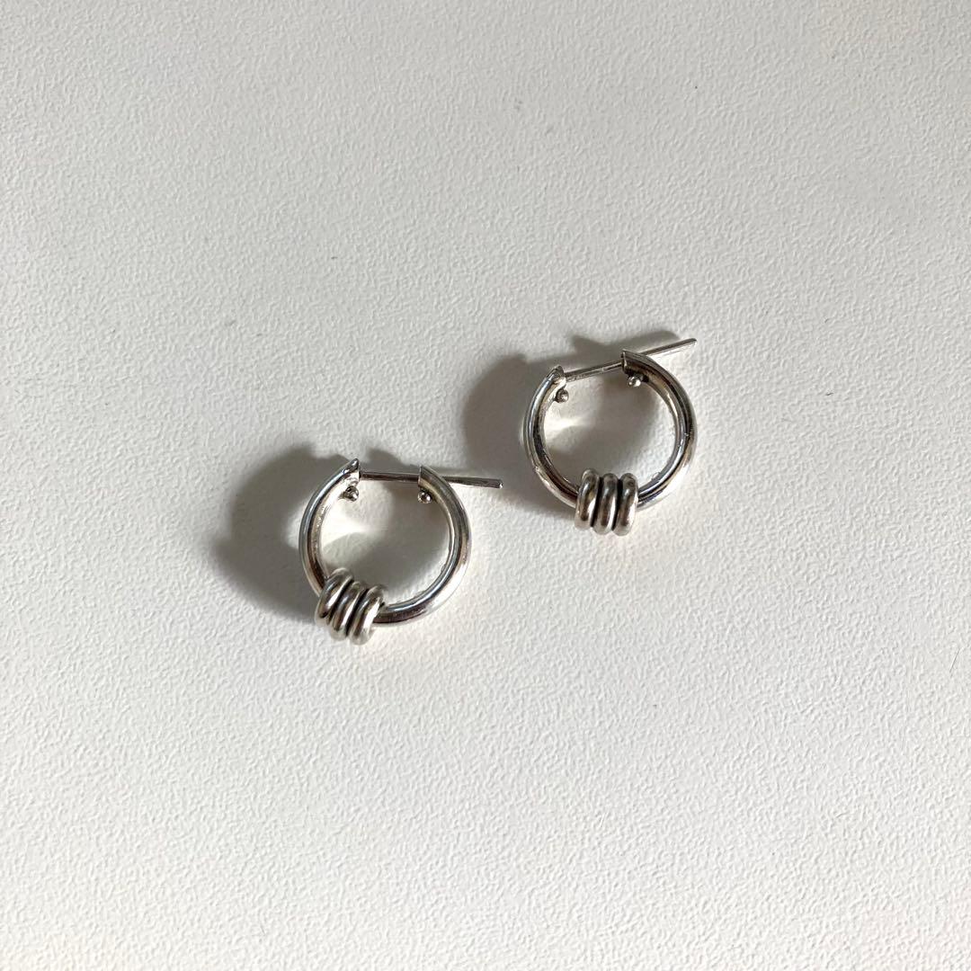 お客片耳ノーブランド　シルバー925 16mm ヤマト着用　登坂着