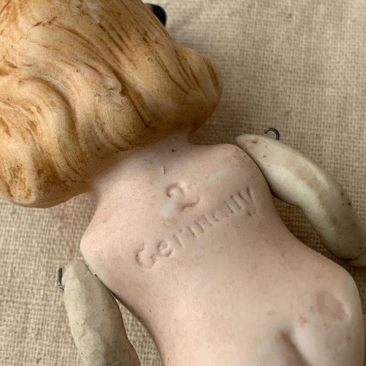 ミニョネット ビスクドール ドイツ 刻印　アンティーク オールビスク Doll