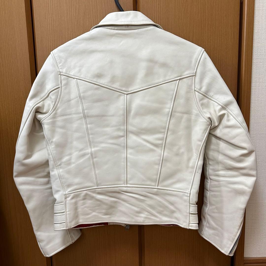 666 トリプルシックス　ライダースジャケット　レザー　34