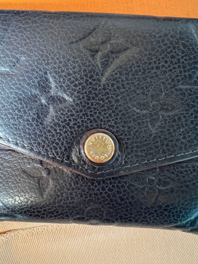 LOUIS VUITTON ルイヴィトン アンプラントネイビーカードケース