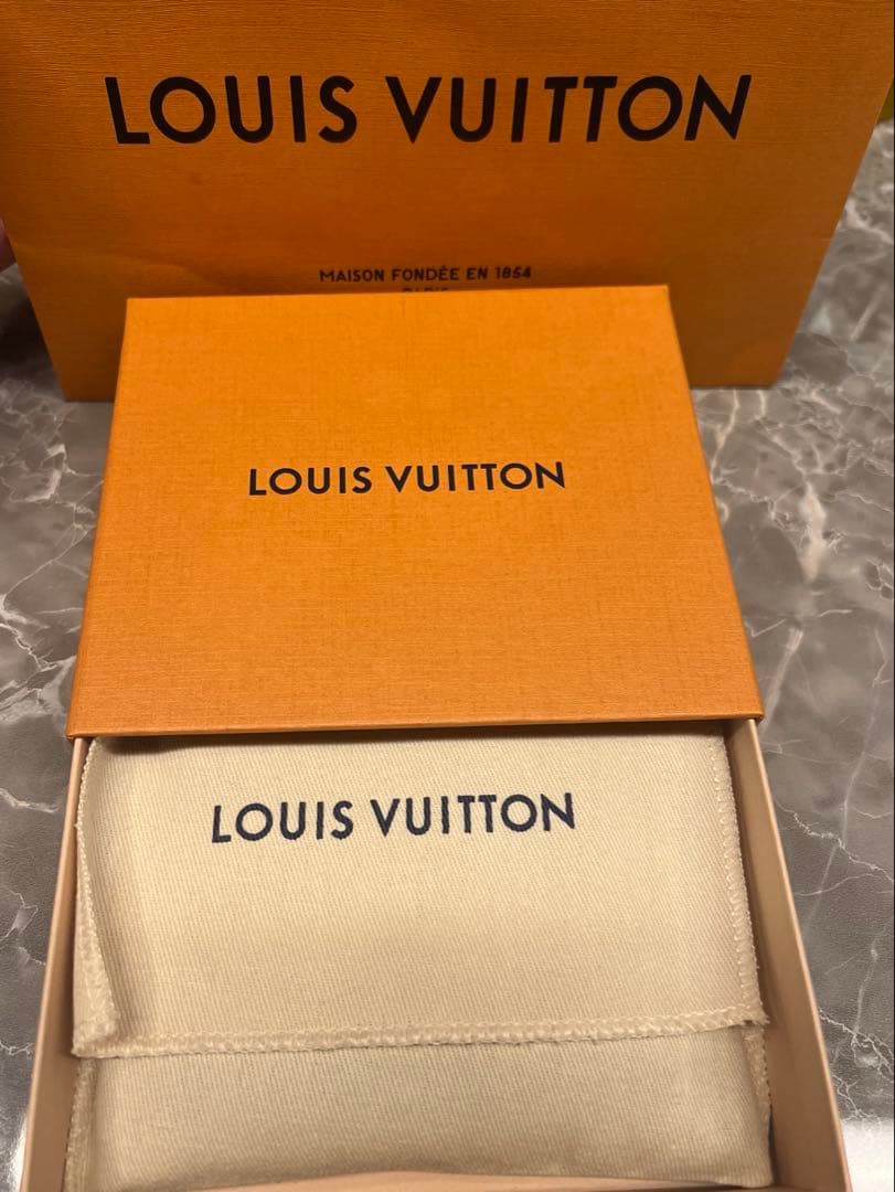 LOUIS VUITTON ルイヴィトン アンプラントネイビーカードケース