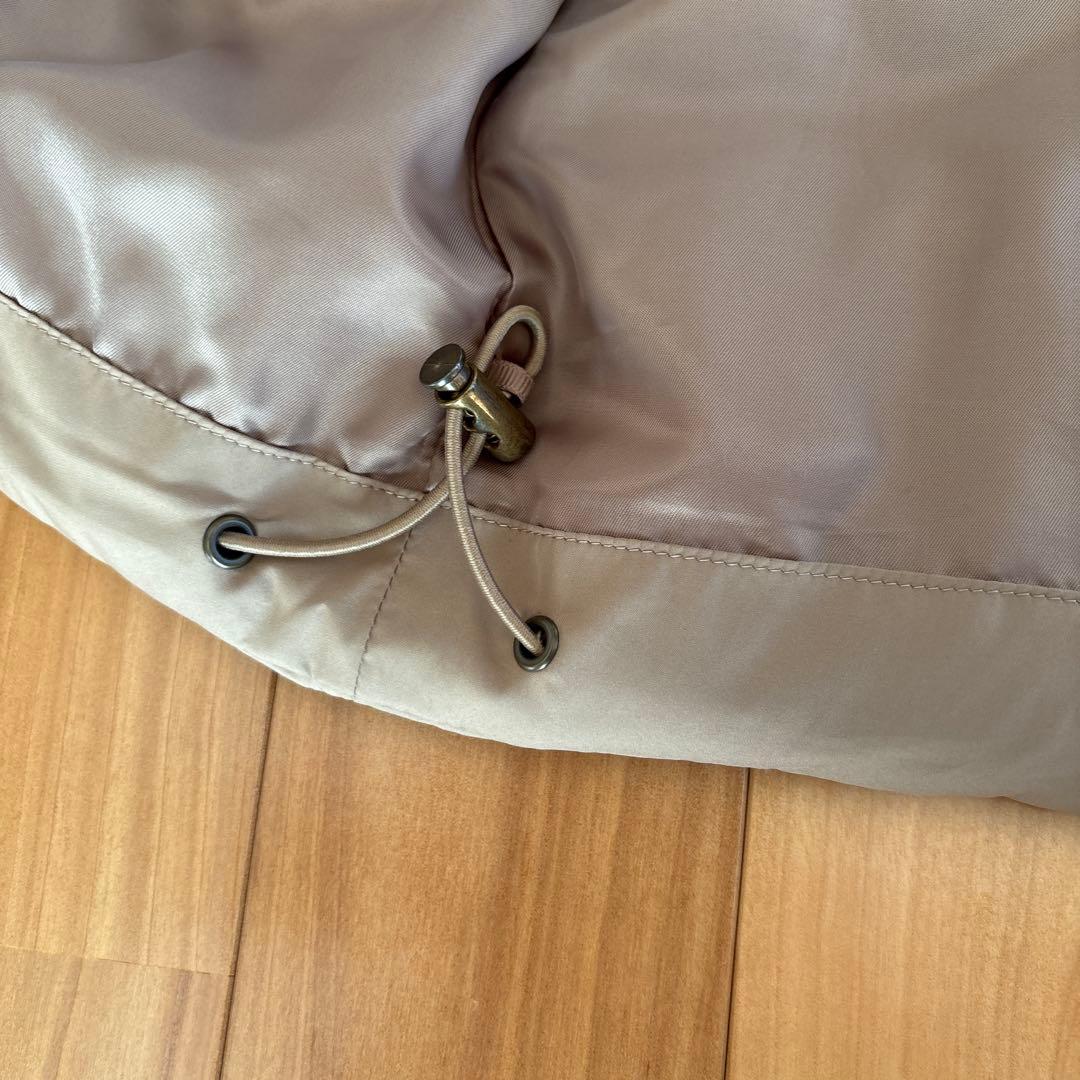 アーバンリサーチ　ラビットフードストレッチロングダウン