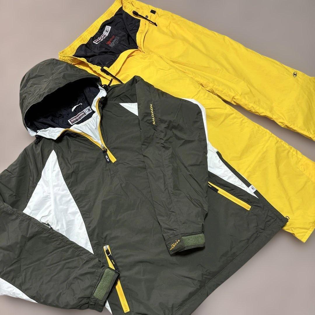 【美品】Salomon サロモンスノボ/スキー上下セットBlade旧ロゴ