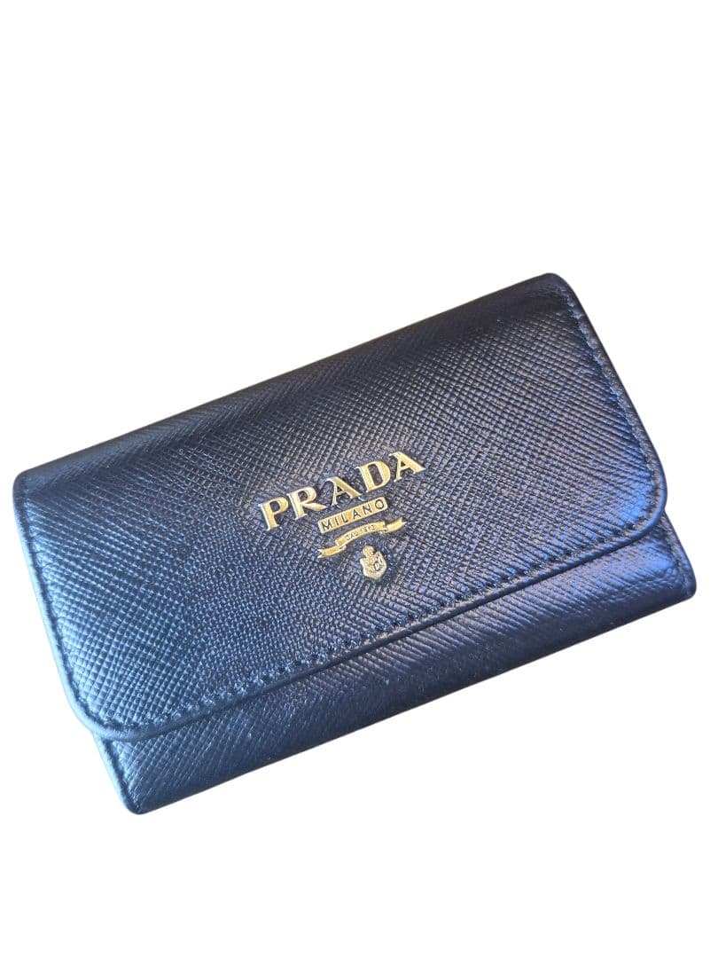 PRADA プラダキーケース ６連テスート　ブラック