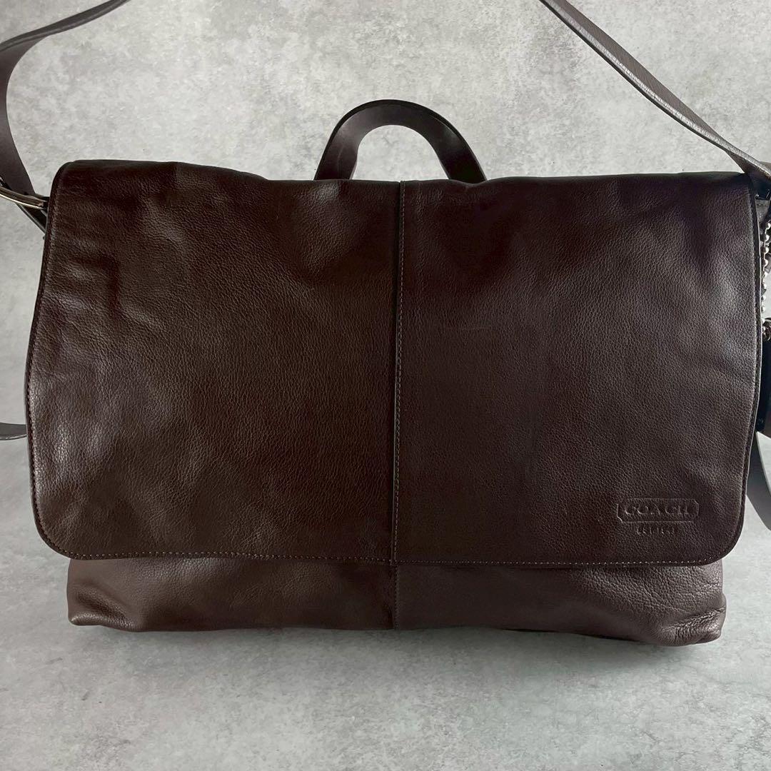 バッグ Coach Mint Thompson 2Way Messenger Bag