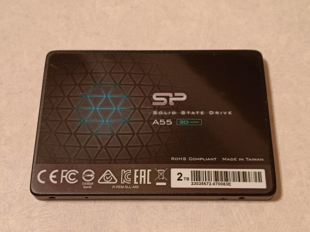 【カフェ様用】SP A55 2TB 内蔵型SSD　健康度99%　83E