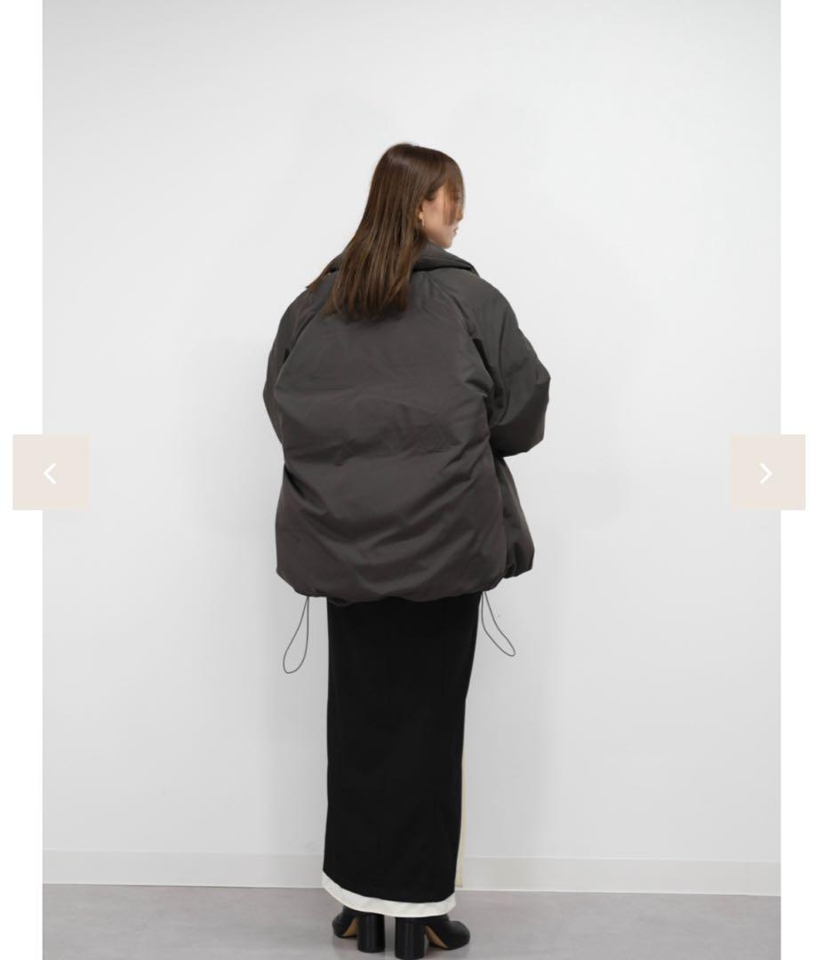 オリジナルコクーンミドルダウンコート