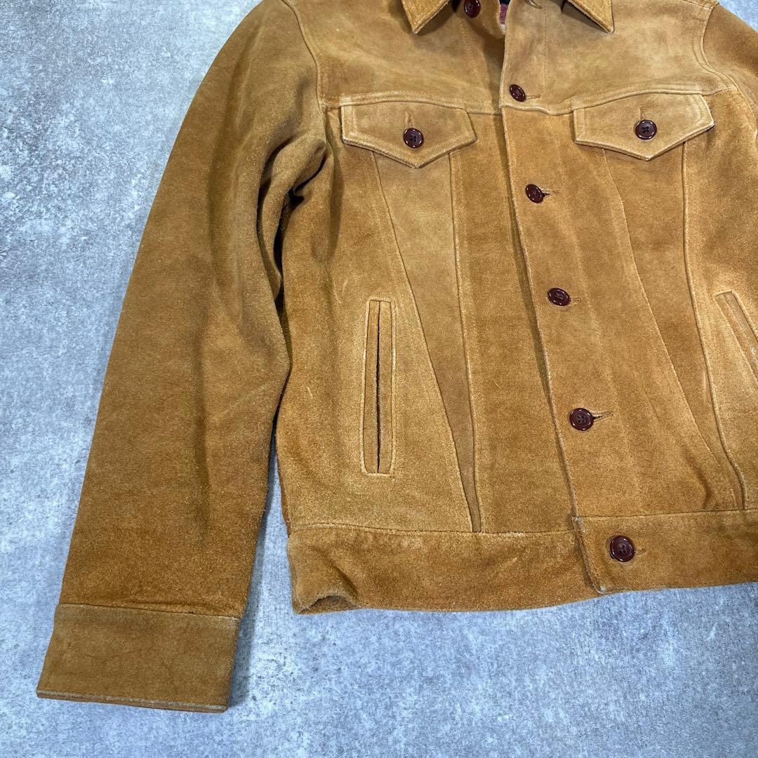 Collective スエード　トラッカージャケット　L　3rd Gジャン 牛革