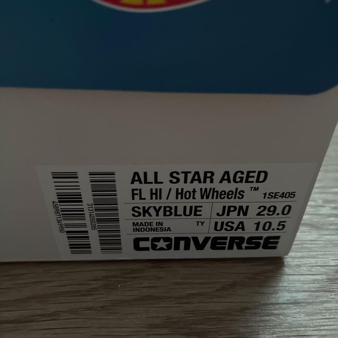 靴 CONVERSE HOT WHEELS ALL STAR AGED 29cm