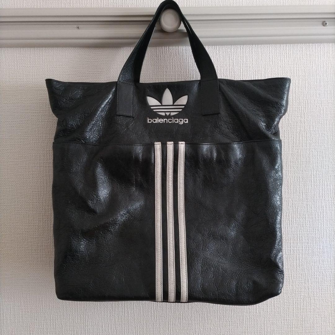 最終値下げ！希少！バレンシアガ アディダス コラボ 2WAYトートバッグ 黒