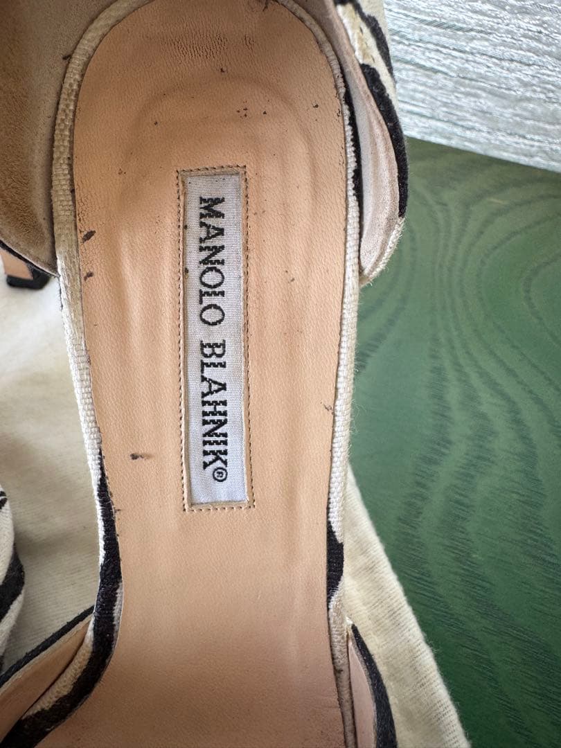 靴 Manolo Blahnik D'Orsay shoes 38 (24.5)