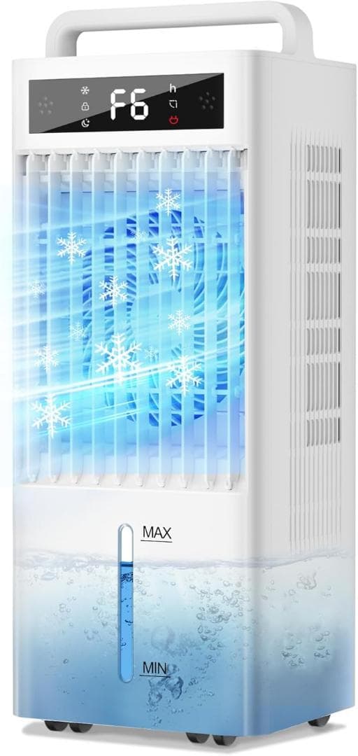 冷風機 強力 冷風扇 大容量タンク 10L 三面吸気·強力冷却送風