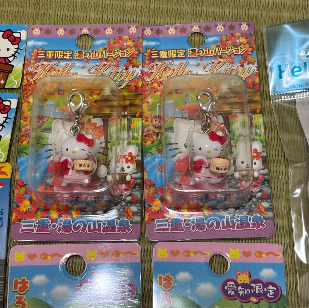 ご当地限定 ハローキティ シャープペン　ストラップ 7種12個セット　愛知　三重