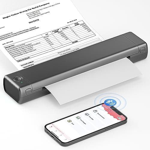 Itari M08F-A4 携帯モバイルプリンタコピー機 家庭用portablA