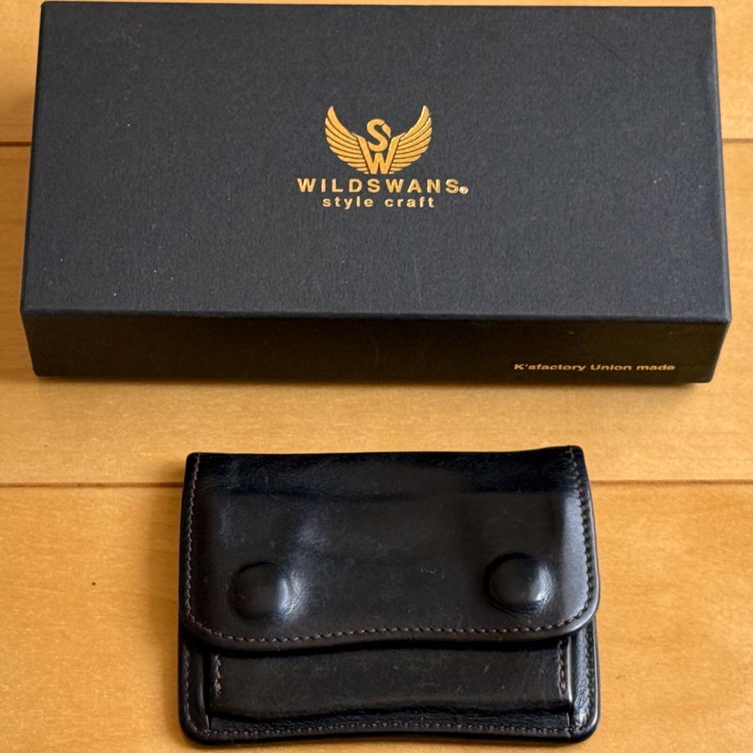 WILDSWANS ケース TONGUE タング 黒 レザー 旧ロゴ