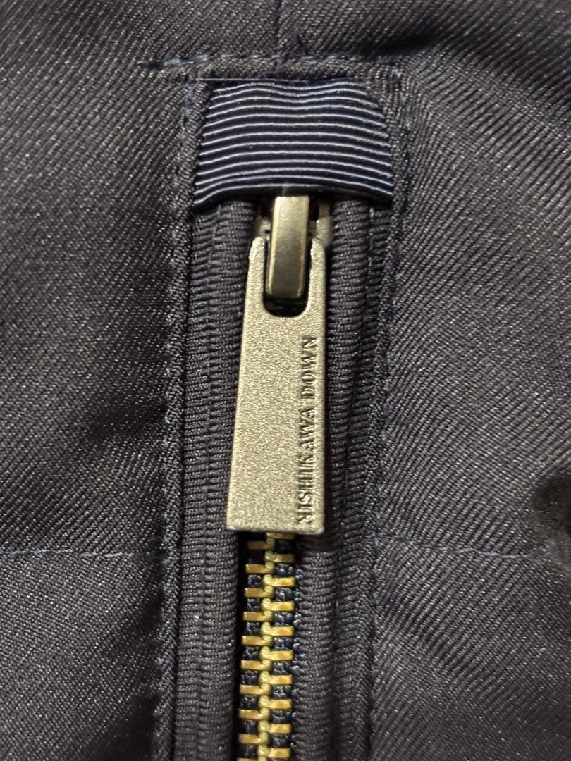 【美品】NISHIKAWA DOWN(西川ダウン) 紺色ダウンジャケット