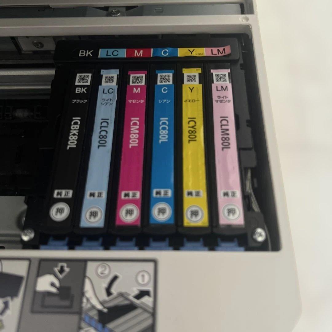 EPSON エプソン　EP-807AW プリンター　WiFi対応　インク付