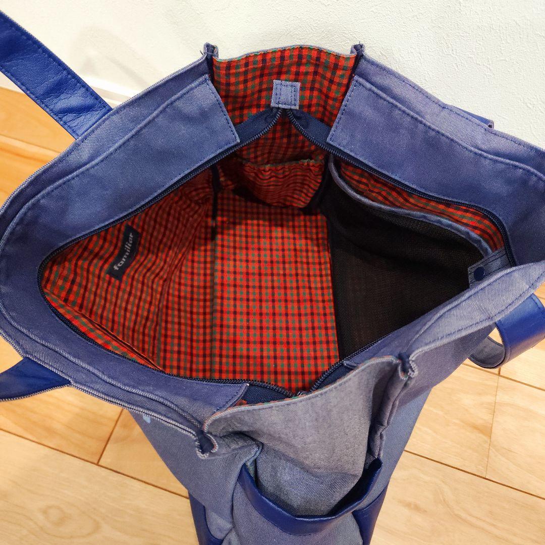 ファミリア マザーズバッグ 美品 トートバッグ