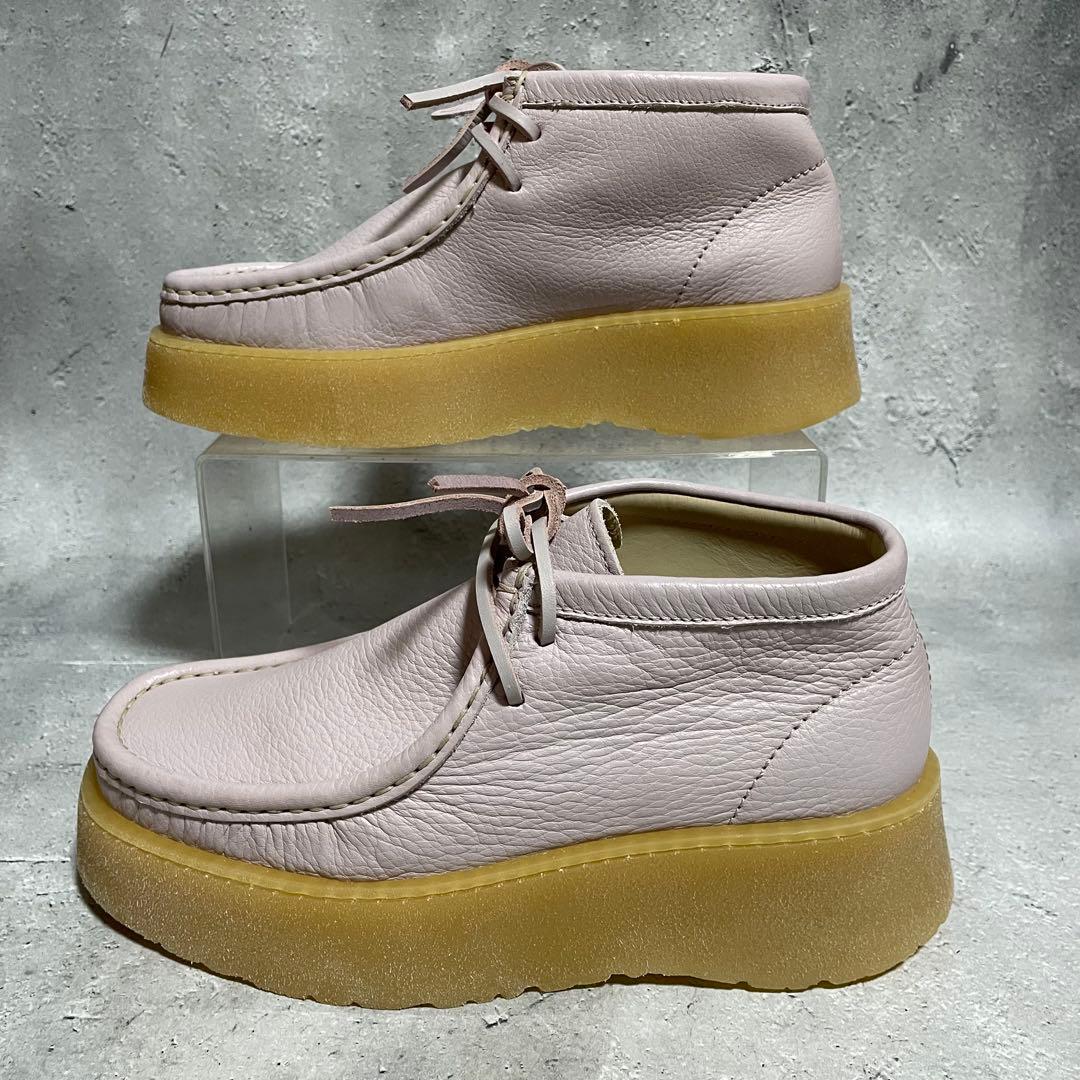 極美品　クラークス　Clarks × ザラ　ZARA　ワラビーブーツ　厚底