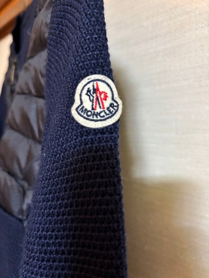 MONCLER ダウンニットジャケットカーディガン