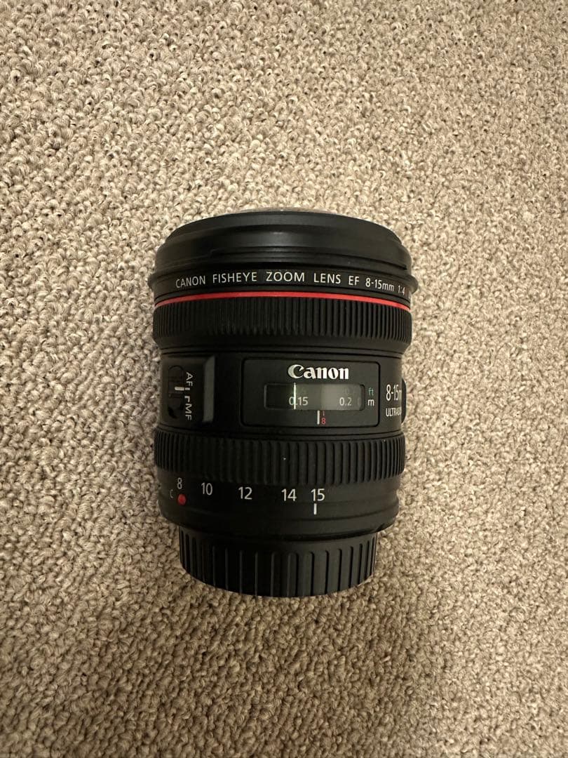キャノン EF8-15mm F4L フィッシュアイ ズームレンズ