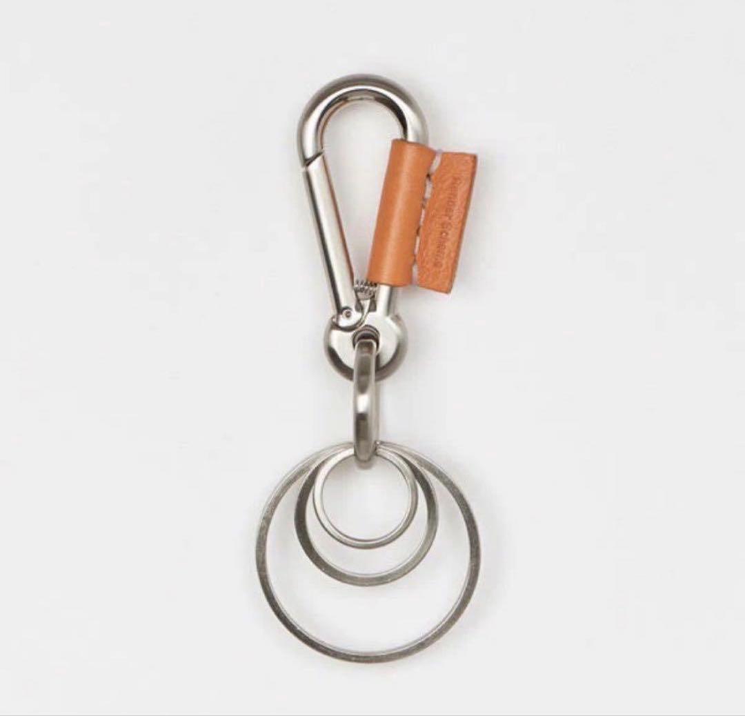 hender scheme カラビナ　キーリング　ベージュ