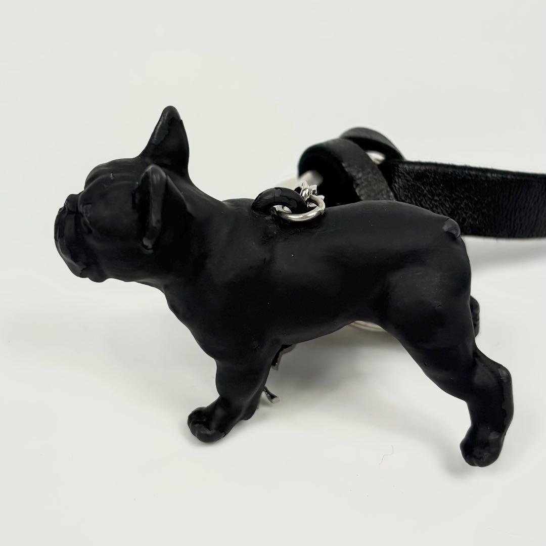 SAINT LAURENT PEPE KEYRING 現行 キーリング 犬